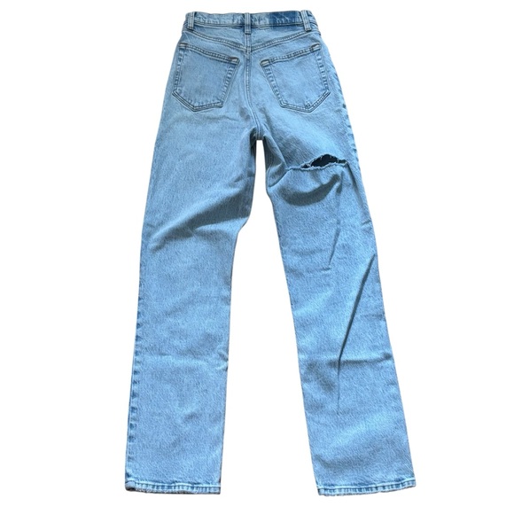 Abercrombie & Fitch The ‘90s Straight Ultra High Rise Jeans Size 25 New With Tag - Picture 2 of 10